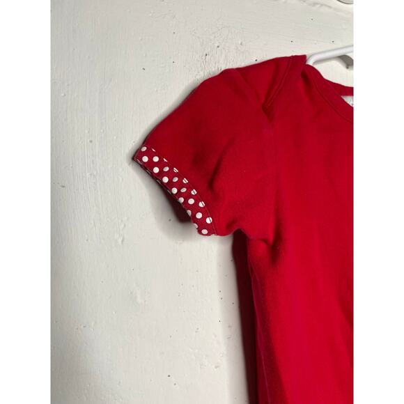 Walt Disney World Minnie Mouse Red One Piece Embroidered Size 24 Months - Picture 2 of 5